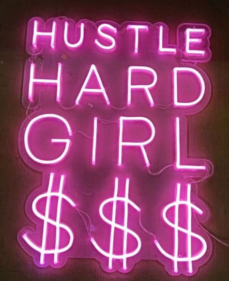 Hustle Asethic, Hustle Girl Aesthetic, Money Quotes Hustle Boss Lady, Hot Pink Vision Board, Female Hustler Aesthetic, The Female Hustle Quotes, Side Hustle Aesthetic, Hustlers Aesthetic, Hustler Aesthetic