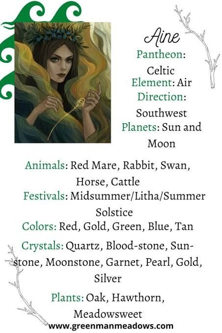 Aine Goddess, Goddess Aine, Goddess Of Summer, Celtic Paganism, Celtic Deities, Irish Goddess, Goddess Magick, Wicca For Beginners, Celtic Myth