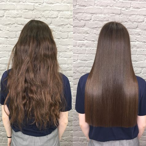 Brazilian Blowout Hairstyles, Protein Hair Mask, Hair Smoothening, Keratin Smoothing, Dunner Wordend Haar, Makeup Hacks Beauty Secrets, Hair Protein, Brazilian Blowout, Glossy Hair