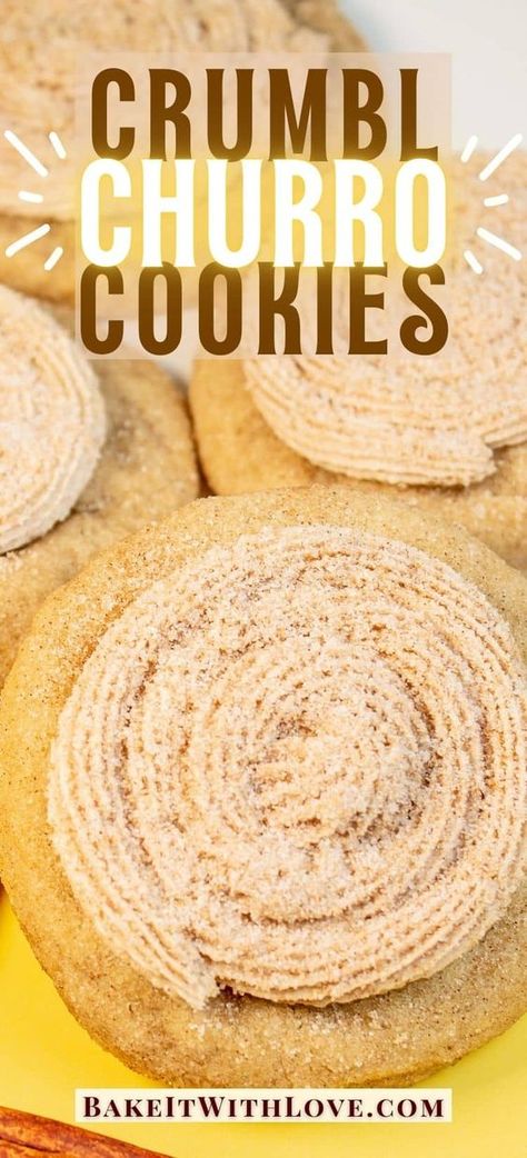 Vanilla Icing Recipe, Churro Cookies, Cinnamon Buttercream Frosting, Churro Cake, Cheesecake Cookies Recipes, Crumble Cookie Recipe, Cinnamon Buttercream, Cookie Decorating Icing, Decorating Icing