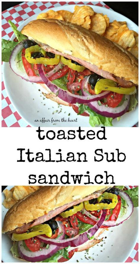 Italian Sub Sandwich, Italian Sandwich Recipes, Hoagie Sandwiches, Sub Sandwich, Roast Beef Sandwich, Sandwhich Recipes, Best Sandwich Recipes, Italian Sub, Quick Food