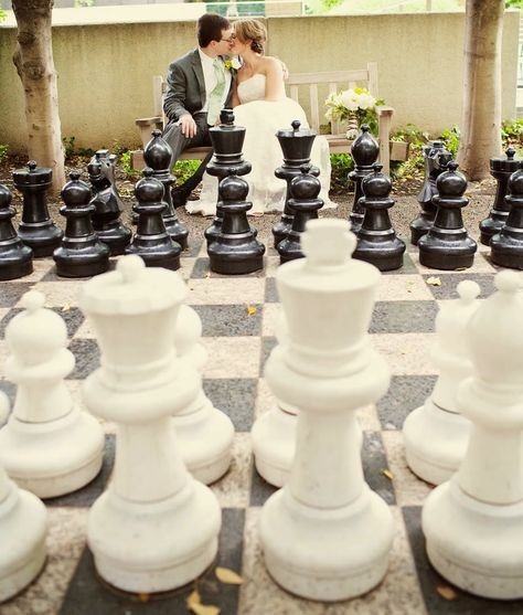 We're Getting Married, Giant Chess, Chess Games, Fro Yo, Pop Back, Check Mate, Kings Game, Chess Sets, Themes Photo