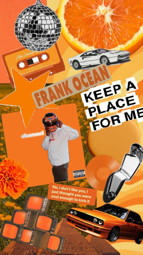 #frankocean #orange #channelorange #channel #orangeaesthetic #frankoceanmusic Album Collage, Chanel Orange, Channel Orange, I Dont Like You, Orange Aesthetic, Frank Ocean, Vintage Posters, Like You, Chanel