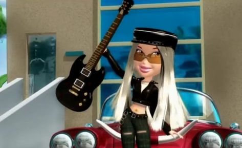 Bratz Tv Show, Bratz Icon, Yk2 Fashion, Cloe Bratz, Bratz Rock Angelz, Angel Movie, Black Bratz Doll, Bratz Girls, Nostalgia Aesthetic