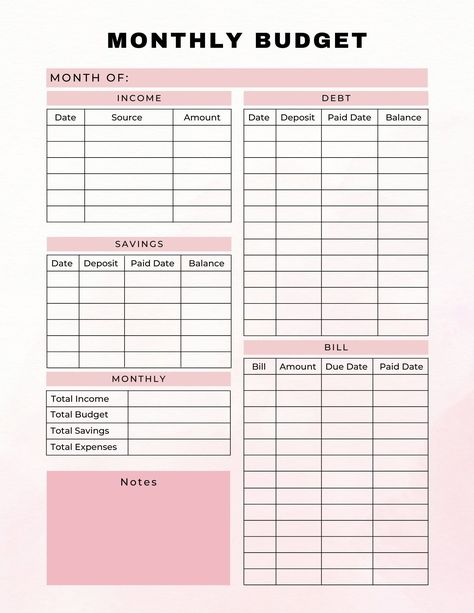 pastel monthly budget revisionplanner #budgetplanner #travelplannertemplatenotion. Family Budget Planner, Financial Tracker, Budget Planner Free, Travel Planner Template, Money Saving Methods, Money Saving Techniques, Budget Planner Template, Budgeting Tools, Budget Planner Printable