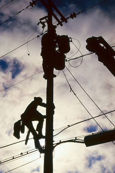 stepping Electricity Pictures, Electrician Wallpaper, Electric State Art, Electricity Pole Aesthetic, Sky With Electric Wires Aesthetic, Journeyman Lineman, Electrical Lineman, Patent Art Prints, Dark Phone Wallpapers