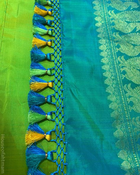 Tussel Designs, Kuchulu Designs, Saree Latkan, Saree Kutch, Sari Tassels, Marodi Work, Saree Tassel, Saree Kuchulu, Tassels Saree