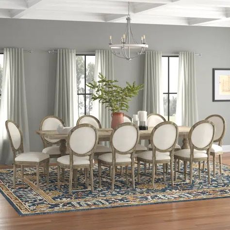 Liberty Furniture 9 - Piece Extendable Trestle Dining Set | Wayfair Blair House, Dining Room Table And Chairs, Dining Room Inspo, Tuscan Decor, Room Table Decor, Solid Wood Dining Set, Dining Room Table Decor, Pine Table, Dining Room Table Set