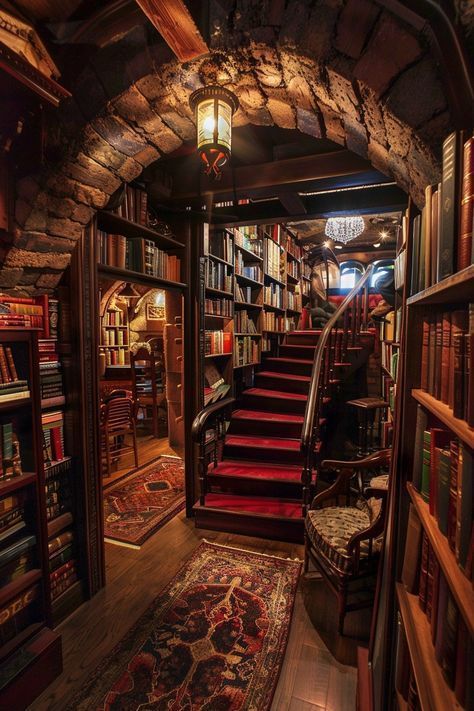 Casa Hobbit, Dream Library, Old Library, Home Library Design, Dream House Rooms, Fantasy House, Dream Room Inspiration, Dream House Interior, Design Your Dream House