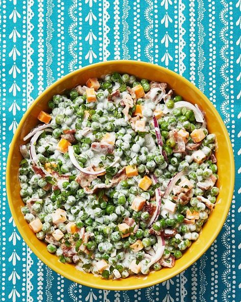 irish side dishes pea salad Easter Brunch Ideas, Pea Salad Recipes, Mothers Day Dinner, Spring Peas, Weekend Cooking, Bbq Sides, Pea Salad, Brunch Ideas, Easter Dinner