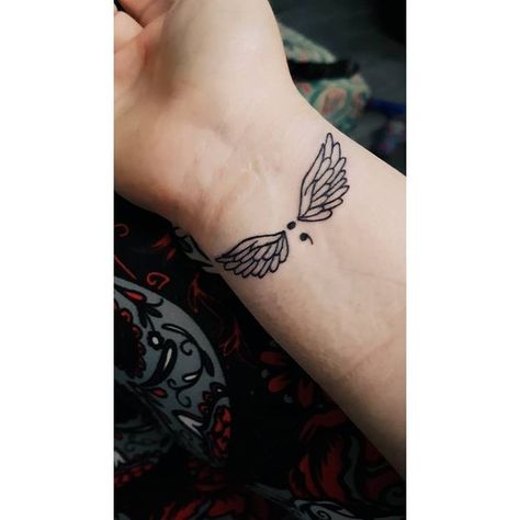 Blank Human Body Outline, Colon Tattoos, Wings Tattoo Meaning, Tattoos For Women On Thigh, Semicolon Tattoos, Colon Tattoo, Mexican Quinceanera, Ink Therapy, Semi Colon