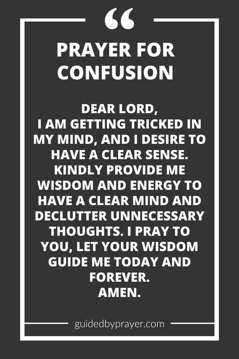 Prayer For Confusion, Prayers For Men, Prayer For Discernment, Prayer Journal Prompts, Godly Relationship Quotes, Healing Prayer, Scripture Writing Plans, Prayer Closet, Scripture Writing