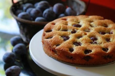 NYT Plum Torte Plum Torte, Ms Recipes, Plum Pie, Produce Recipes, Plum Recipes, Easy Summer Desserts, Fall Dishes, Easy Pie, Plum Cake