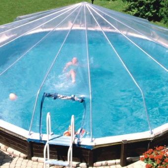 Swimming Pools - Swimming Pool Enclosures Pool Canopy, Above Ground Pool Steps, Small Inground Pool, Swimming Pool Enclosures, Pools For Small Yards, Pool Stuff, Above Ground Pools, Luxury Swimming Pools, Above Ground Pool Ideas