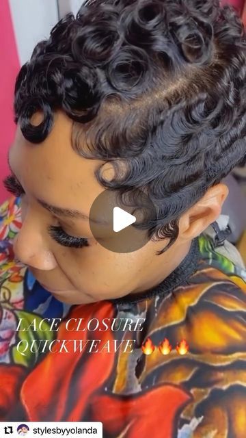 Pixie Care Company on Instagram: "This lace front by @stylesbyyolanda 🔥🔥🔥 #shorthair #shorthaircut #shorthairstylists #shorthairgoals #shorthairinspo #hairgoals #hairinspo #blackhair #blackhairstyles #fallhair #fallhairgoals #pixie #pixiecut #pixiecareco #lacefront" Pixie Curls, Finger Weaving, Iron Hair, Flat Iron Hair Styles, Quick Weave, Hot Hair Styles, Platinum Blonde, Flat Iron, Pixie Cut