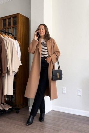 Minimal Fall Outfit, Camel Coat Outfit, Ooty, Europe Outfits, Chic Fall Outfits, Italy Outfits, Shein Outfits, Paris Outfits, Spring Fashion Outfits