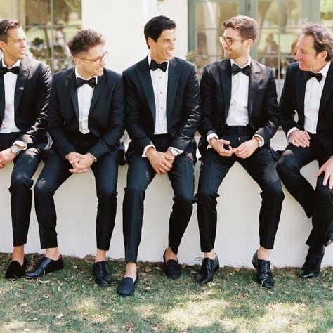 From slip-on loafers to lace-up oxfords, we've researched the best tuxedo shoes for grooms, groomsmen, wedding guests and more. Tuxedo Shoes For Men, Tuxedo Wedding Groomsmen, Black Tuxedo Wedding, Groom Suit Black, Groomsmen Shoes, Cool Tuxedos, Groom Tuxedo Wedding, Groomsmen Fashion, Groomsmen Tuxedos