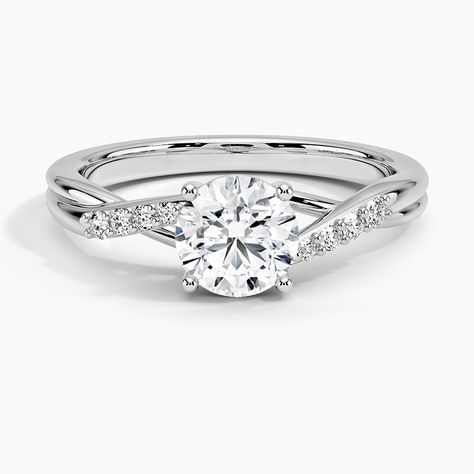 Twisted Ring Engagement, Wedding Rings Elegant, Engagement Rings Brilliant Earth, Rapunzel Wedding, Lab Created Diamond Rings Engagement, Tacori Engagement Rings, Pretty Engagement Rings, Engagement Rings Twisted, Pave Diamond Engagement Rings