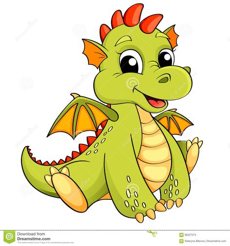 Illustration about Cute cartoon dragon. Vector illustration. Illustration of dragon, vector, mystery - 96327574 Dragon Vector, Dragon Quilt, Dragon Cartoon, Cartoon Dragon, Dragon Illustration, Cute Dragons, Baby Dragon, Animated Drawings, Cartoon Images