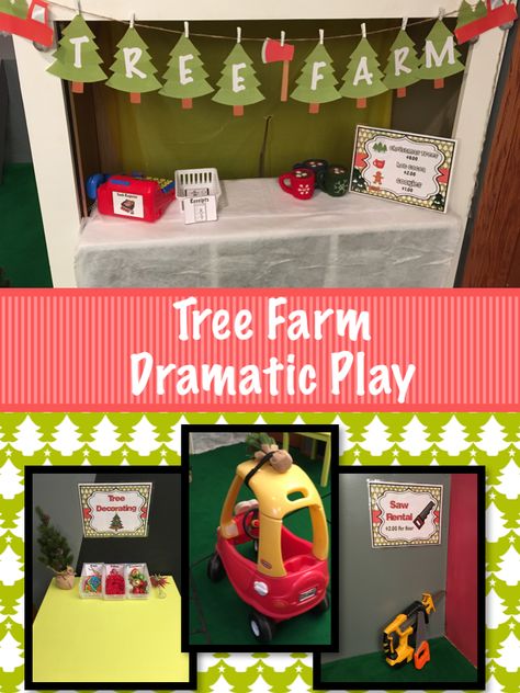 January Dramatic Play Ideas, Farm Dramatic Play, January Themes, Dramatic Play Themes, Dramatic Play Printables, Preschool Christmas Activities, Christmas Units, Farm Preschool, Dramatic Play Area