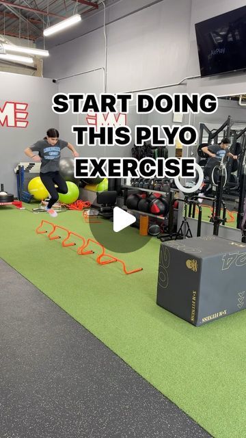 Mike Muscles Performance Training - Guelph on Instagram: "🔥This advanced Plyometric exercise helps to improve:🧨🚀  ✔️Agility  ✔️Lateral quickness  ✔️Single power  ✔️Single leg explosiveness  ✔️ rotational power ✔️Core stability  ✔️Coordination   #LateralPlyometrics #PlyometricTraining #AthleticPerformance #SportsTraining #AgilityTraining #SpeedTraining #PowerTraining #ExplosiveAthlete #PlyoWorkout #AthleteFitness #SportsConditioning #athletedevelopment" Gym Workouts Back, Back Exercises Gym, Workouts Back, Plyo Workouts, Plyometric Exercises, Exercise Workouts, Plyometric Workout, Power Training, Performance Training