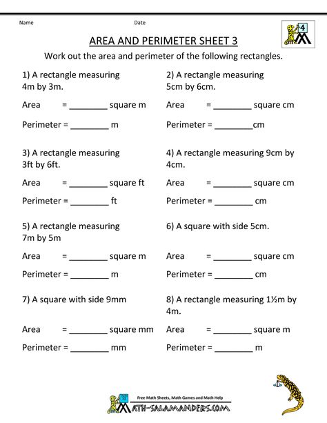 math-practice-worksheets-area-perimeter-3.gif 1,000×1,294 pixels Area And Perimeter Worksheets, 7th Grade Math Worksheets, Perimeter And Area, Area Worksheets, Area Perimeter, Problem Solving Worksheet, Perimeter Worksheets, Math Practice Worksheets, Maths Area