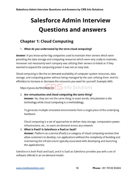 Salesforce Admin Interview Questions and Answers | MyNoticePeriod.co.in Salesforce Interview Questions, Interview Questions And Answers Admin, Salesforce Cheatsheet, Salesforce Administrator, Web Development Programming, Salesforce Developer, Interview Questions And Answers, Customer Relationship Management, Relationship Management