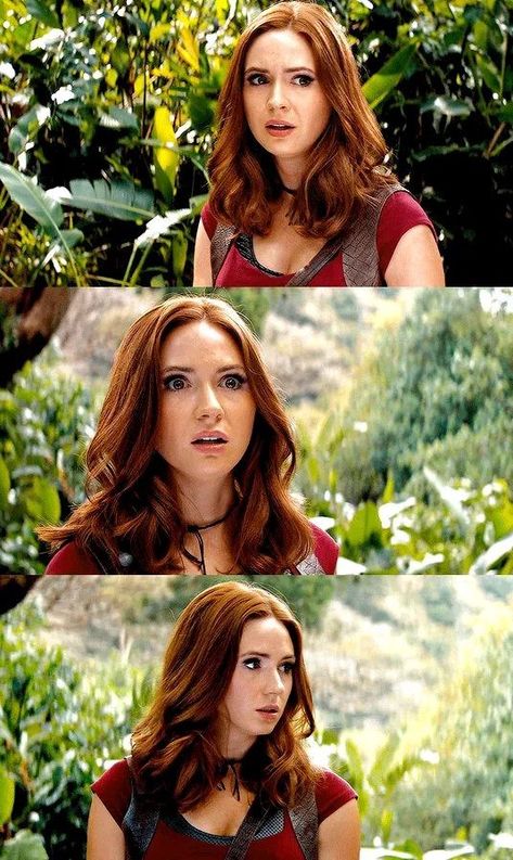 Ruby Roundhouse (Jumanji: Welcome to the Jungle) Ruby Roundhouse Hair, Jumanji Girl, Jumanji Ruby Roundhouse, Jumanji Karen Gillan, Karen Gilan, Jumanji 1995, Ruby Roundhouse, Jumanji Welcome To The Jungle, Amelia Pond