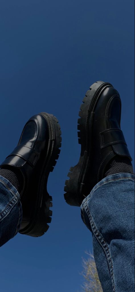 chunky loafers, filler pics, dark aesthetic, instagram, Prada Monolith Loafers Outfit Men, Chunky Loafers Outfit Winter, Chunky Loafers Outfit Summer, Chunky Loafers Men, Chunky Loafers Outfit Men, Chunky Loafers Street Styles, Loafers Men Outfit Casual Street Styles, Chunky Loafers Outfit Style, Filler Pics For Instagram