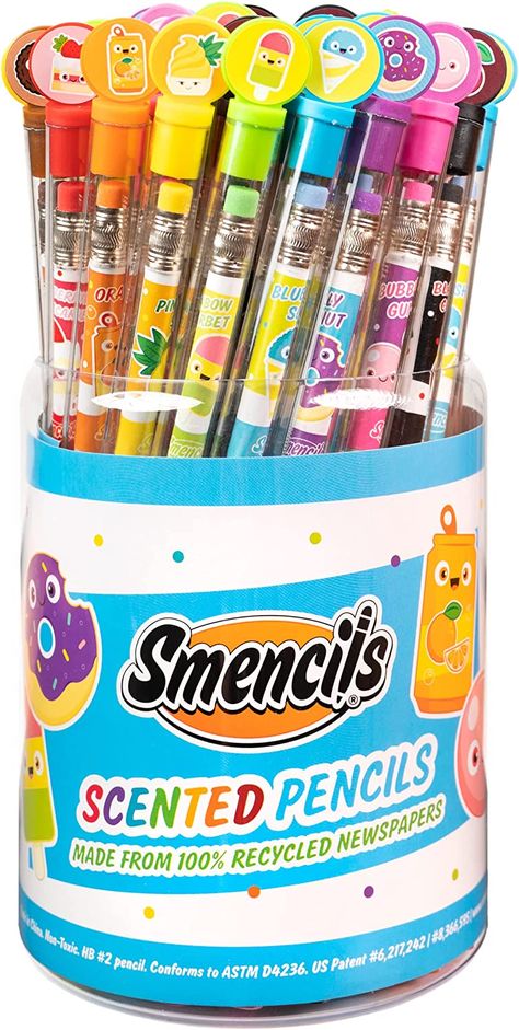 Graphite Smencils Cylinder - HB #2 Scented Pencils, 50 Count, Gifts for Kids, Party Favors, Classroom Rewards Smelly Pencils, Scented Pencils, Kids Party Favors, Bday List, Led Pencils, Classroom Rewards, Art Pencils, Coloring Supplies, Kids Gift Guide