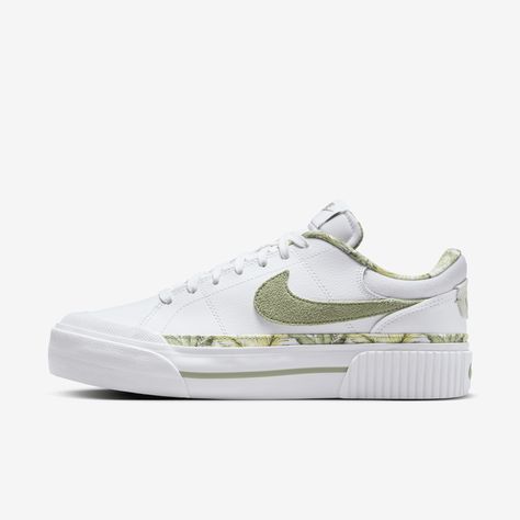 Nike Court Legacy Lift, Court Legacy Lift, Nike Court Legacy, Cute Nike Shoes, Cute Nikes, Vacation Mode, Nike Shoes Women, Shoe Closet, Shoes White