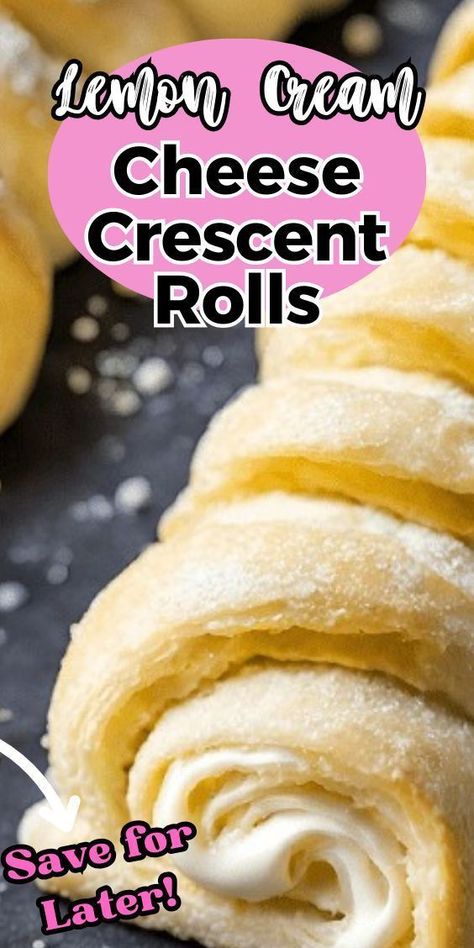 Prepare to elevate your dessert experience with our decadent Lemon Cream Cheese Crescent Rolls, a culinary masterpiece that blends sophistication and indulgence in every delectable bite. Imagine the luxurious fusion of flaky crescent rolls enveloping a velvety cream cheese filling infused with the vibrant essence of zesty lemons. This recipe transcends the ordinary, transforming a classic treat into a sumptuous delight fit for royalty. Embrace the art of flavor with this extravagant creation that promises to leave your taste buds singing with joy. 🎶🍽️ Lemon Cream Cheese Crescent Rolls, Lemon Cheesecake Crescent Rolls, Lemon Cream Cheese Bread, Cheese Crescent Roll Recipes, Filled Crescent Rolls, Crescent Rolls Recipe, Crescent Roll Dessert, Crescent Roll Cheesecake, Lemon Cream Cheese Bars