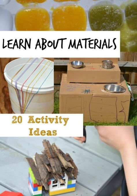 Great ideas for learning about materials and their properties. #KeyStage1 #Scienceforkids Exploring Materials And Their Properties, Exploring Materials Eyfs, Year 2 Science Materials, Materials Year 1 Science, Year 1 Materials Science, Science Materials Ks1, Materials Science Ks1, Properties Of Materials Science, Properties Of Materials Kindergarten