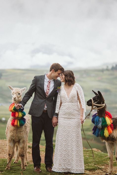 Elopement in the Sacred Valley - Yucay - Cusco | Kaley & Kyle - Hans and Roxes Chilean Wedding, Cusco Wedding, Peru Wedding, Mountain Wedding Photos, Couple Running, Wedding Inspired, Cusco Peru, Sacred Valley, Relaxing Moments