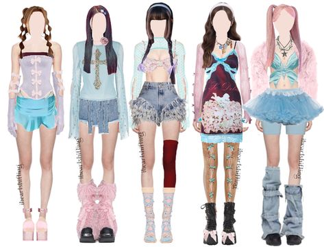 Lollialand on ShopLook | The easiest way to find the perfect outfit Shoplook Kpop, Red Knee High Socks, Kpop Concert Outfit, Fashion Vocabulary, Lace Camisole, Outfit Maker, Kpop Fashion Outfits, Kpop Outfits, Kpop Fashion