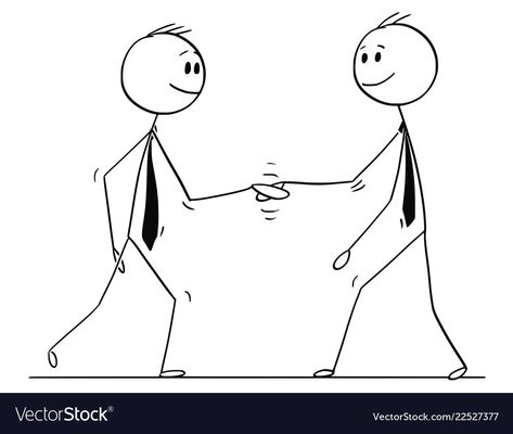 Handshake Drawing, Handshake Business, Hands Vector, Stick Drawings, Shaking Hands, Business Concept, Conceptual Illustration, Two Men, Bachelor Party