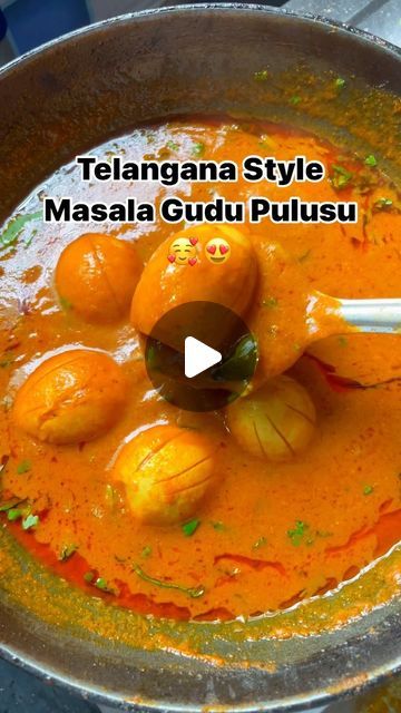 Food Blogger Hyderabad | Telangana Style Masala Guddu Pulusu 😍🥰  Follow for more Videos @kumbakarnudu_foodie_99   #cookingchannel #cooking #food #foodnetwork... | Instagram Egg Pulusu Recipe, Pulusu Recipe, Tastemade Recipes, Cooking Channel, Personal Chef, Gold Designs, Chef Life, Cooking Show, Celebrity Chefs