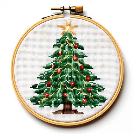 Christmas Tree DIY Stamped Cross Stitch Kits for Beginners Easy with Hoop 11ct Needlepoint Embroidery Counted Cross Stitch Kits Art Craft Wall Decoration 30x30cm(3), Size:12" x 12", Multicolor Christmas Tree Needlepoint, Cross Stitch Home Decor, Punch Needle Christmas Ornaments, Christmas Cross Stitch Ornaments, Cross Stitch Patterns Free Easy, Cross Stitch Christmas Tree, Stamped Cross Stitch Kits, Christmas Cross Stitch Patterns, Christmas Tree Cross Stitch