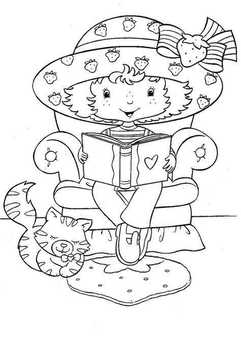 Coloring pages,digi stamps. Strawberry Shortcake Coloring Pages, Strawberry Shortcake Characters, الفن الرقمي, Strawberry Color, Hello Kitty Coloring, Cat Coloring Page, Cartoon Coloring Pages, Disney Coloring Pages, Clash Royale