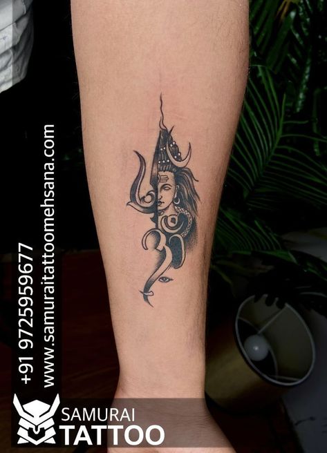 Shivji Tattoo, Tattoo Mahadev, Trishul Tattoo Designs, Mahadev Tattoo, Krishna Tattoo, Om Tattoo Design, Tattoo Design For Hand, Baby Tattoo Designs, Tattoo Artist Tattoo