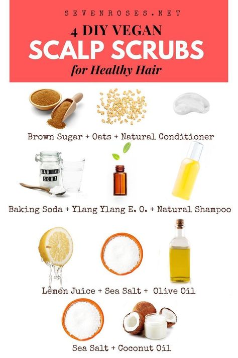 Diy Scalp Scrub, Hair Scrub, Flaky Scalp, Natural Conditioner, For Healthy Hair, Scalp Scrub, Home Remedies For Hair, Homemade Hair Products, Diy Hair Mask