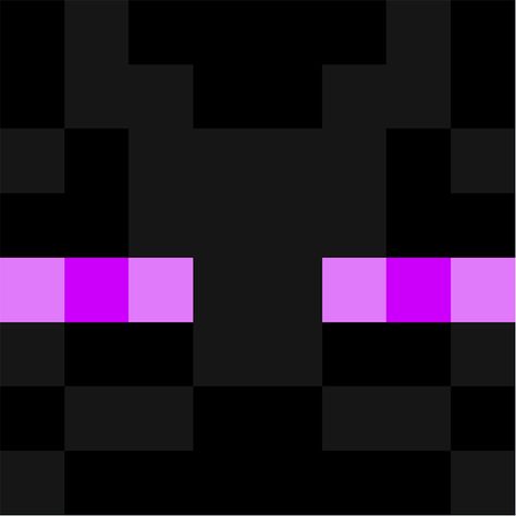 Enderman face | Minecraft Faces Minecraft Heads, Minecraft Quilt, Minecraft Face, Mobs Minecraft, Minecraft Party Decorations, Pixel Art Minecraft, Mine Minecraft, Minecraft Printables, Minecraft Theme