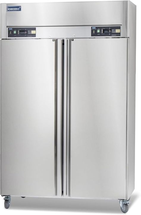 Amazon.com: ICECASA 48" W Commercial Refrigerators and Freezer Combo Reach-in 36 Cu.ft 2 Solid Door Stainless Steel Refrigerators and Freezer Combo Fan Cooling for Restuarant, Bar, Shop, etc : Industrial & Scientific Solid Door, Commercial Refrigerators, Stainless Steel Refrigerator, Solid Doors, Refrigerator, Stainless Steel, Fan, Bar