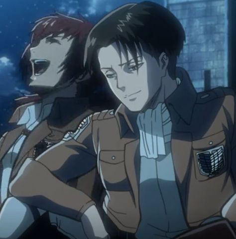 smiling levi Levi Smiling, Creepy Faces, Levi Ackerman, Attack On Titan, Anime, Art