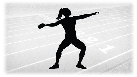 Track And Field Throwing, Sports Clipart, Track And Field, Women Girl, Track, Digital Download, Clip Art, Music Clothes, Sports