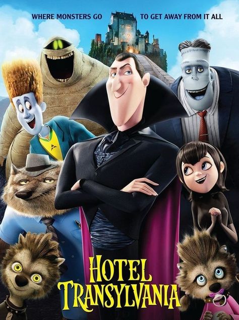 Fun Movies To Watch, Best Animated Movies, Hotel Transylvania 2012, Black Love Movies, Transylvania Movie, Hotel Transylvania Movie, Dog Films, Good Animated Movies, Old Cartoon Shows