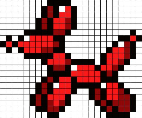 Animal Kandi, Easy Perler Bead Patterns, Pixel Art Ideas, Easy Pixel Art, Pixel Art Templates, Pixel Drawing, Perler Bead Templates, Diy Perler Bead Crafts, Pixel Crochet