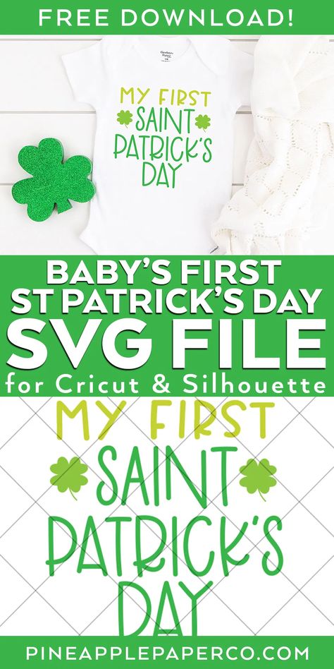 My First St Patricks Day, Infusible Ink Blanks, Cricut Htv, Infusible Ink Transfer Sheets, Expressions Vinyl, St Patricks Day Svg, Shirt Tutorial, Cricut Baby, Cricut Projects Beginner