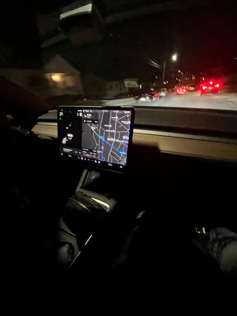 Night Travel Car Snapchat Pic, Passenger Seat Aesthetic Night, Car Inside Pic Night, Car Dashboard Aesthetic Night, Tesla At Night, Friends Party Night, Girl Driving Car Night, Airplane Landing, Seat Cupra