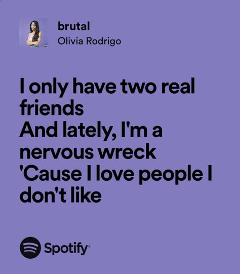 Brutal Olivia Rodrigo Lyrics, Brutal Lyrics, Deep Lyrics Songs, Lyrical Quotes, Real Lyrics, Lovely Lyrics, Songs That Describe Me, Relatable Lyrics, Strange Music